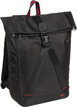 Mustang® Bari - Roll-top - Rugtas - Backpack - Rugzak - Nylon - Zwart