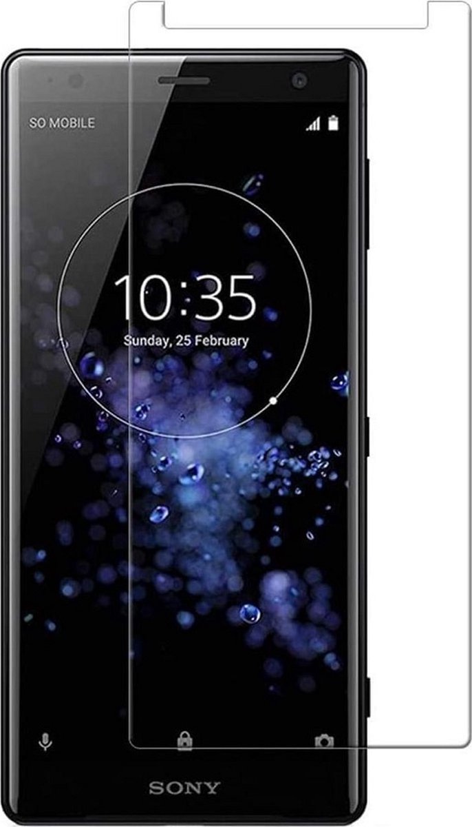 LuxeBass Tempered screenprotector geschikt voor Sony Xperia XZ2 Premium - beeldscherm - scherm - tempered glas