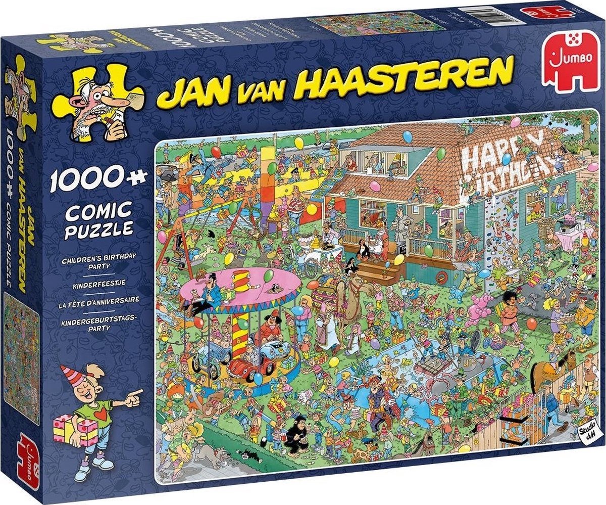 Jan van Haasteren - Kinderfeestje - 1000 stukjes puzzel - Legpuzzel — afbeelding 11