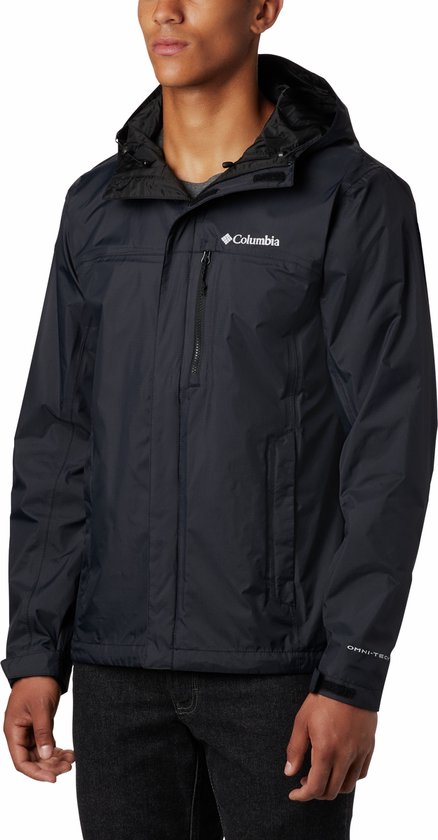 Columbia Pouring Adventure™ II Jacket Regenjas - Jas voor Heren - Waterdichte Jas - Zwart - Maat XS