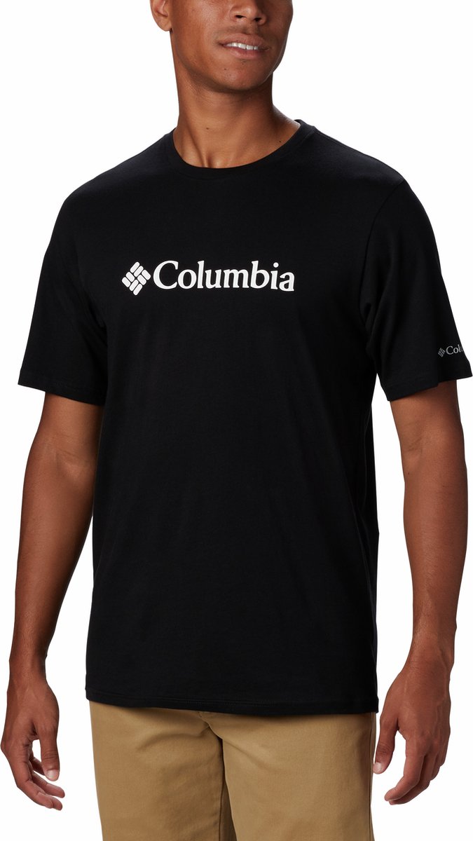 Columbia CSC Basic Logo™ Short Sleeve T-Shirt Shirt Heren T-Shirt Korte Mouwen Zwart