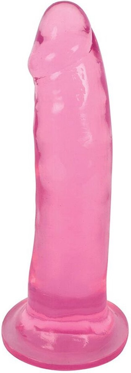 Goedkoopste Curve Toys Slim Stick Cherry Ice - Dildo - 18 cm pink