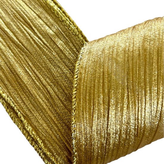 Koord Lint Jute Naturel Met IJzerdraad 5mm x 12 meter Krabbendam Kadoverpakking