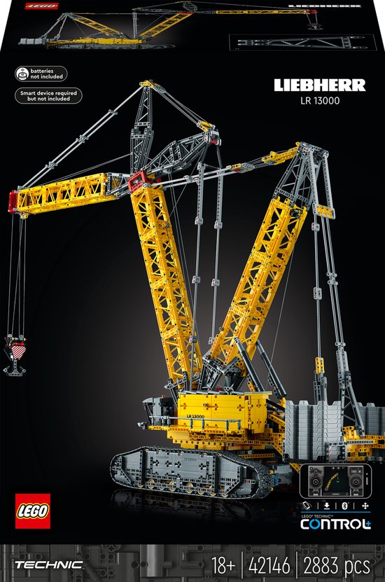 LEGO Technic Liebherr Rupsbandkraan LR 13000 - 42146