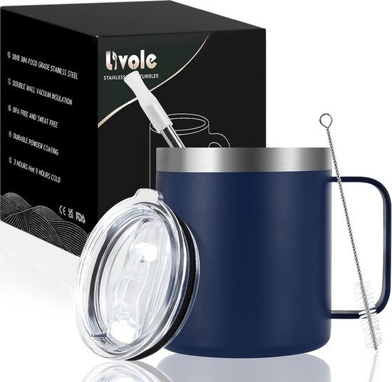 Tasse Double Paroi Avec Couvercle 350ml