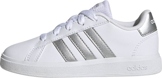 adidas Sportswear Grand Court Style de vie Tennis Chaussures pour femmes à lacets - Enfants - Wit- 28 1/2