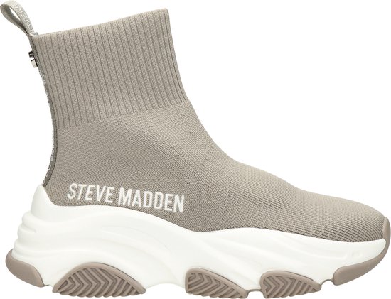 Steve Madden Prodigy dames sneaker - Beige wit - Maat 39