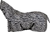 Pagony Zebra Flycooler Plus - Couverture pour cheval - Taille: 205 - Zwart/ Wit - Katoen