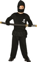 Fiestas Guirca - Black Ninja child 10-12 jaar