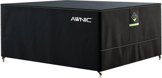 Afdekkingen voor tuinmeubelen, waterdicht, 420D Oxford-beschermhoes, anti-uv afdekzeil voor tuintafels, terrasmeubels, zware belasting, regenbescherming en stofdicht, afdekking, tuinbank, 300 x 280 x