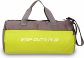 Nivia Beast-3 Sports Duffle Gym Bag (Olive Green) | Material: Polyester | Adjustable Shoulder | Water Resistant | Foldable & Compact | Outer Pocket | Travel | Exercise | Yoga | Carry Bags