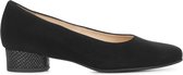 Hassia Dames Pumps / Damesschoenen - Suède - Geen hoogte 2 cm cm - 302623 - Zwart - Maat 39