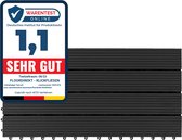 FLOORDIREKT Vlondertegel - Terrastegel - Tuintegel - WPC - Royal - Antraciet - 60 x 30 cm