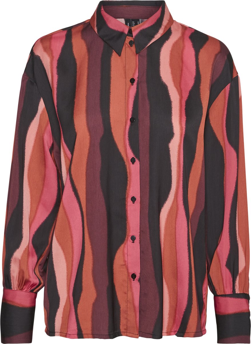 VERO MODA VMELLY L/S SHIRT WVN BTQ Dames Blouse - Maat S