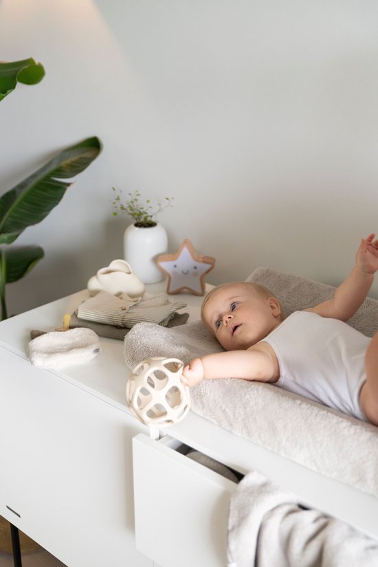 Baby's Only Baby aankleedkussenhoes - Waskussenhoes - Overtrek verzorgingskussen Cozy - Oud Roze - 45x70 cm - Extra zacht — afbeelding 4