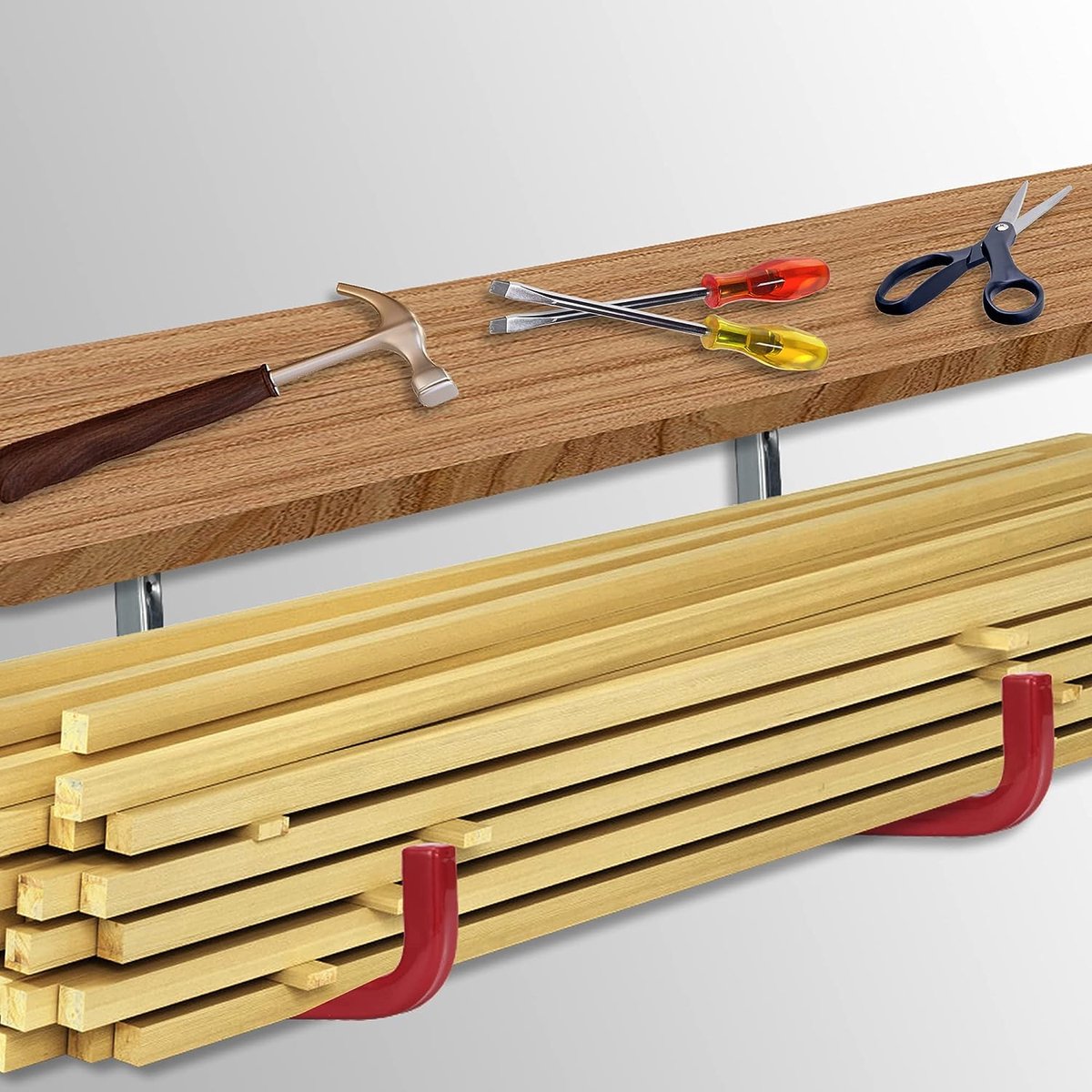 100 Pièces Clous Filetés Pour Cloueur Beton - Kit Coplet Avec Écrous