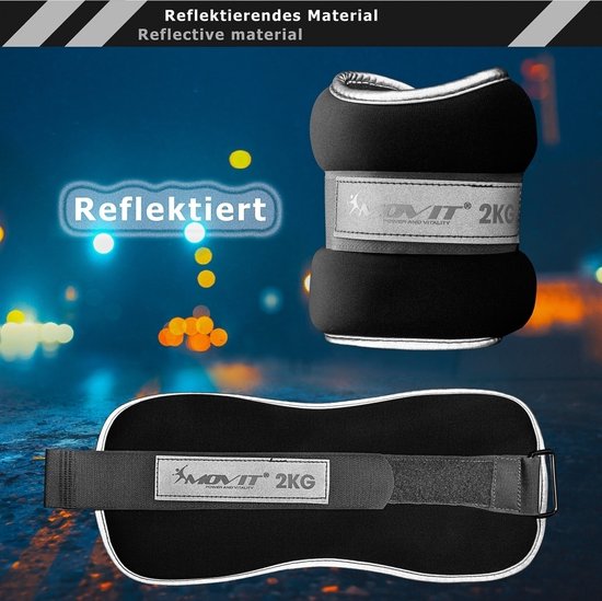 Enkelgewichten 3 KG 1 paar pols-/been-/armgewichten voor dames en heren, krachttraining gewichten voor wandelen, hardlopen, joggen, fitness, sportschool training - lichtpaars