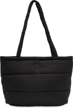 Jollein - Luiertas Puffed - Mombag - Zwart - 40x35x16 cm - Inclusief Verschoonmatje