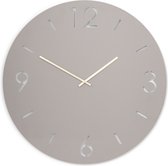 Spinder Design Time - Horloge Murale Ronde Ø 80cm - Taupe Soyeux
