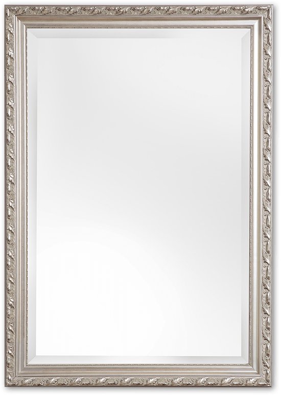 Barok Spiegel 86x161 cm Zilver - Abigail
