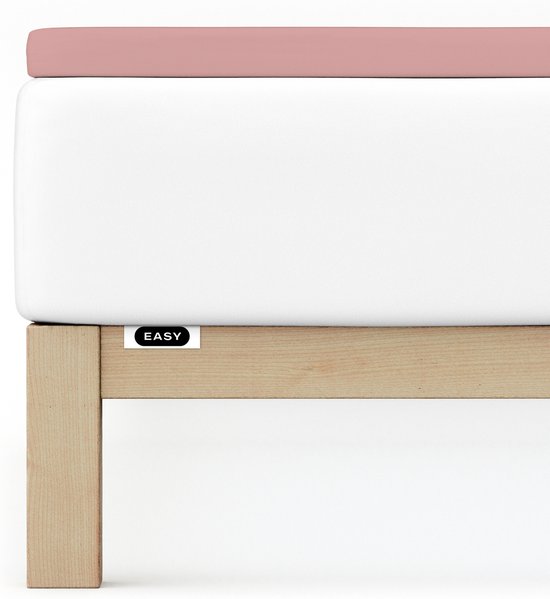 schlafgut Drap- Hoeslaken Topper Easy Jersey Élasthanne M - 120x200 - 130x220 154 Violet Moyen