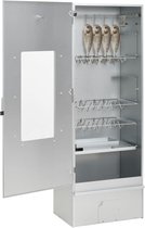 Bol.com vidaXL BBQ-rookoven met houtsnippers 445x29x110 cm staal aanbieding