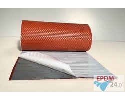 Aluflex loodvervanger zelfklevend 30 cm x 5 meter - rood 3D