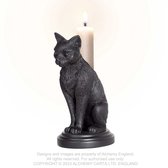Alchemy - Faust's Familiar (Cat Candlestick) Kaarsenstandaard - Zwart