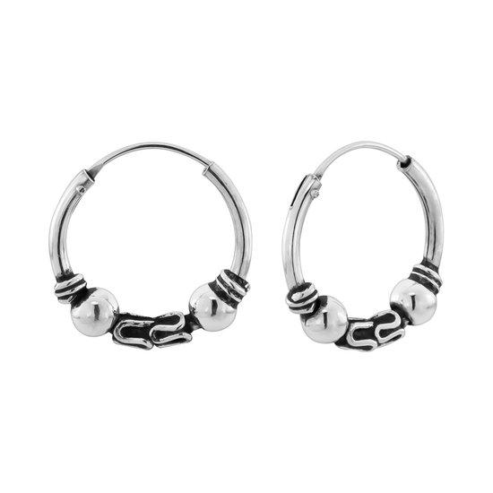 Créoles En Argent 925 PEMA – Boucles D'oreille Dames, Fermoir à Pince, Neuves