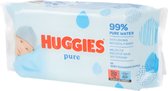 Huggies Pure Babydoekjes 20 x 56 stuks: Zacht en Puur voor de Gevoelige Babyhuid