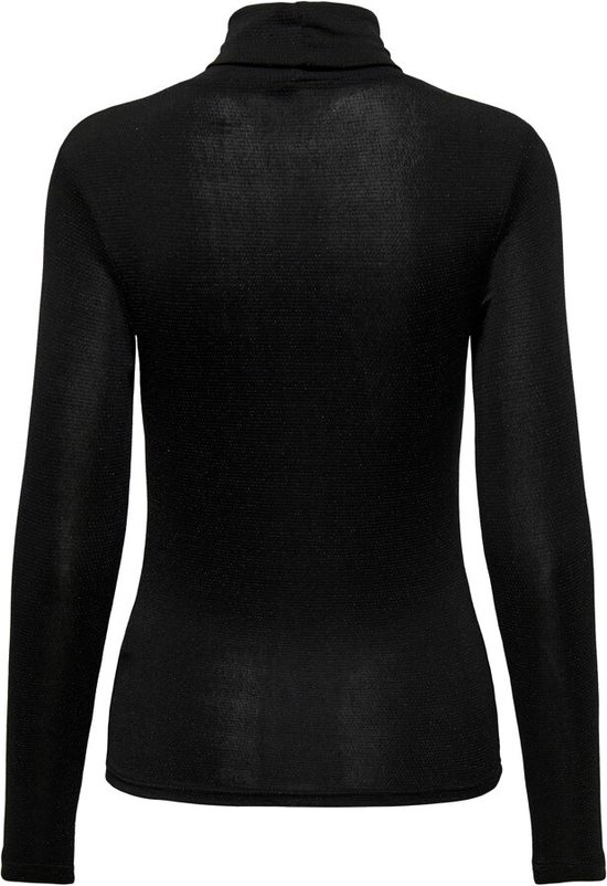 Only Clara L/s Rollneck Black ZWART S