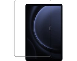 Screenprotector - Geschikt voor Samsung Galaxy Tab S9 FE Plus - Extra Sterk - Beschermglas - Gehard Glas - Tempered Glass - Screen Protector