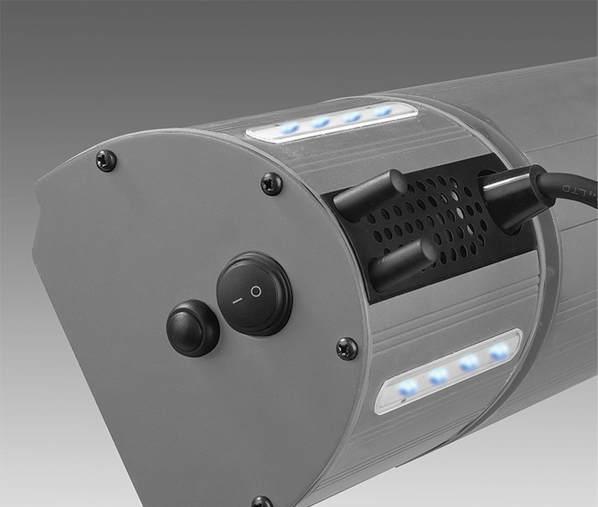 Eurom Heat and Beat - Patio heater with speaker - Grey