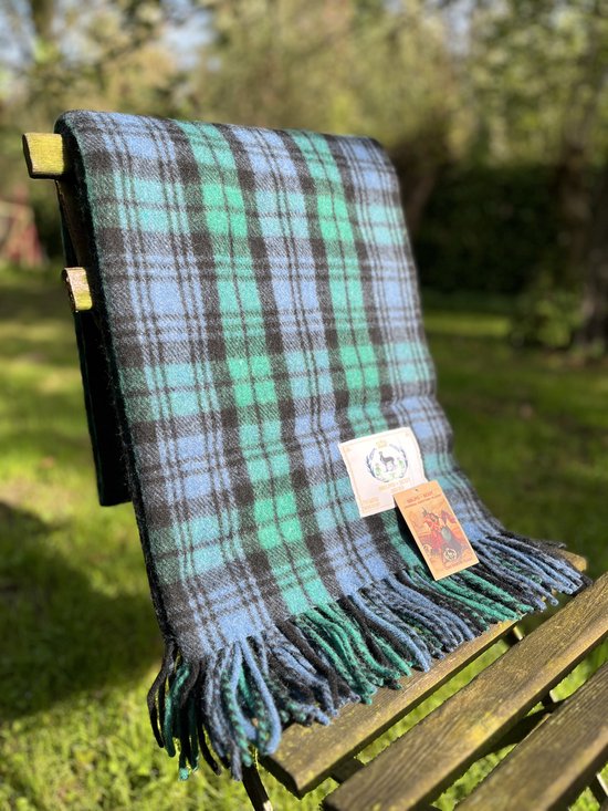 Plaid Tartan Buchanan 150x183 Nieuw Wol Groene – Mood Company