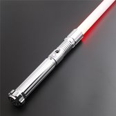 Raddsaber Star Wars Lightsaber NEOPIXEL "Shatterbane" - Grijs - Stalen Lichtzwaard - 11 (RGB) Kleuren 50 Watt licht - 16 Geluid en 20 licht effecten - Flash on clash - Zwaai geluid