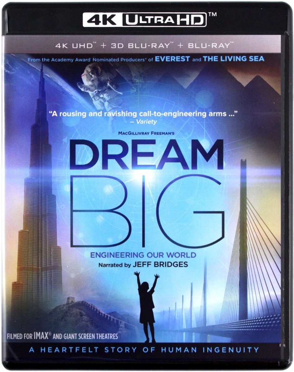 Dream Big: Engineering Our World [Blu-Ray 4K]+[Blu-Ray 3D]+[Blu-Ray]-