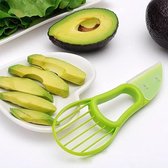 Narimano® Avocado Dunschiller - 3 In1 Avocado Slicer Tool - Drie in Een Avocado Snijder, Groene Avocado Cutter