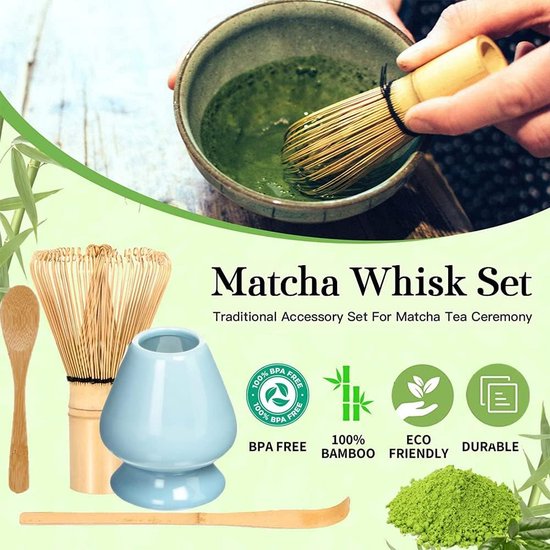 100 Dents Fouets à Matcha Chasen en Bambou Accessoires de Thé Matcha,  Ensemble à Thé Matcha Traditionnel Matcha Thé Fouet, Matcha Whisk Outil de