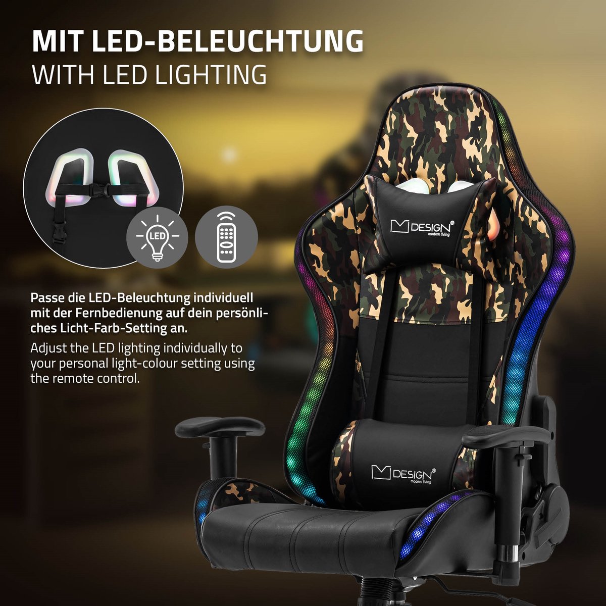 gamer ergonomisch stoel met afgelegen controleur auto, draadloze vr en  vermaak apparaatje in neon licht kamer ai gegenereerd 25533965 stockfoto  bij Vecteezy
