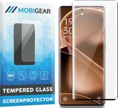 Mobigear Screenprotector geschikt voor OPPO Find X6 Pro Glazen | Mobigear Screenprotector - Case Friendly - Zwart