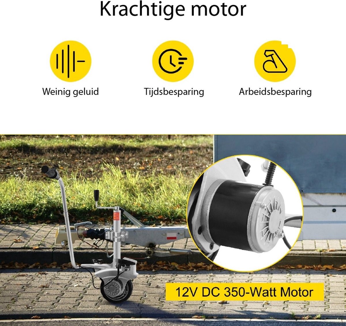 Roue Jockey Électrique Roue Jockey Motorisée Caravan Mover Jockey