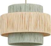 PALBRA - Hanglamp - Naturel/Groen - Papier