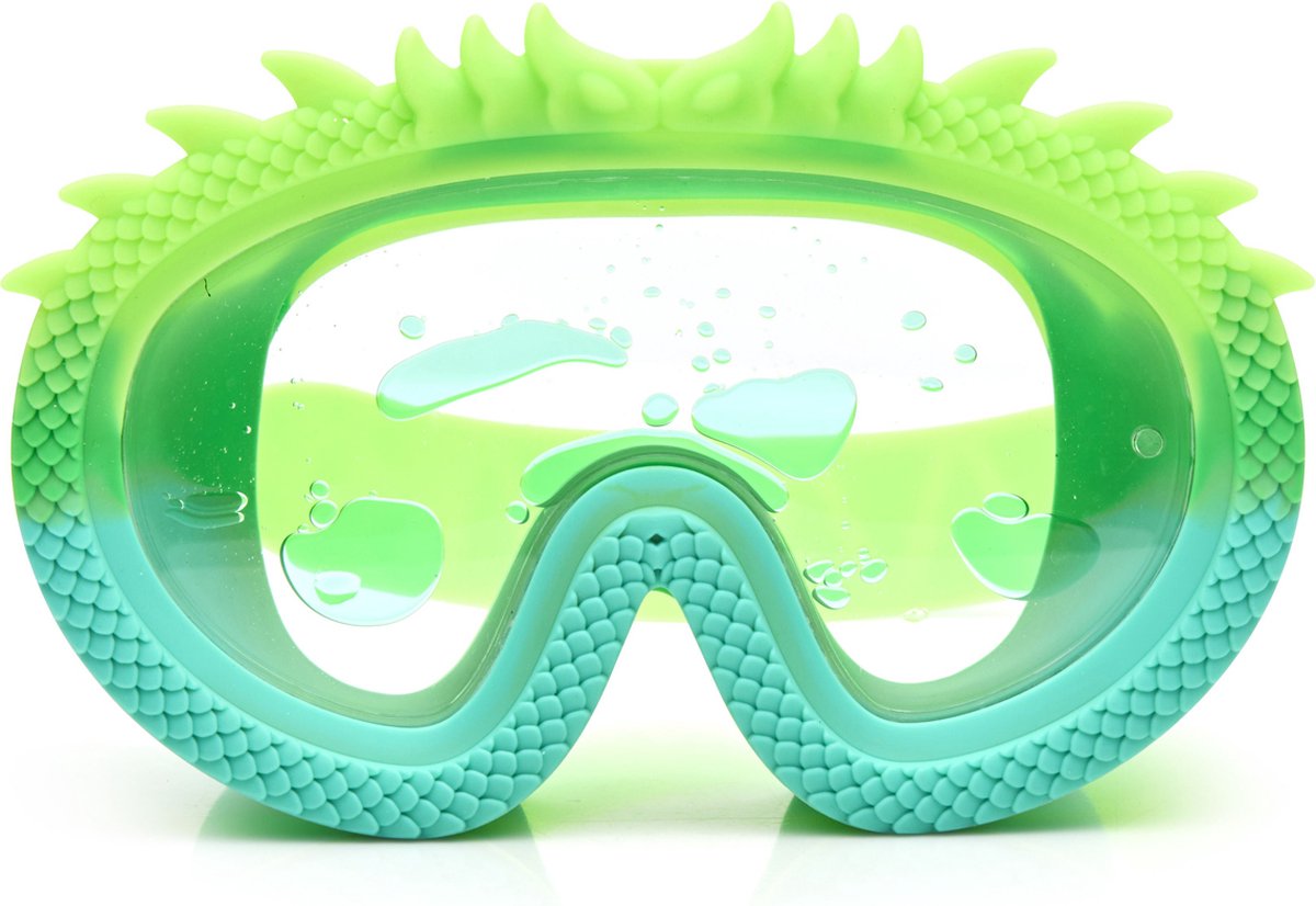 BLING2O Zwemmasker Kinderen - Dragon - Duikmasker - Anti-Fog - Uv-Protect - Groen