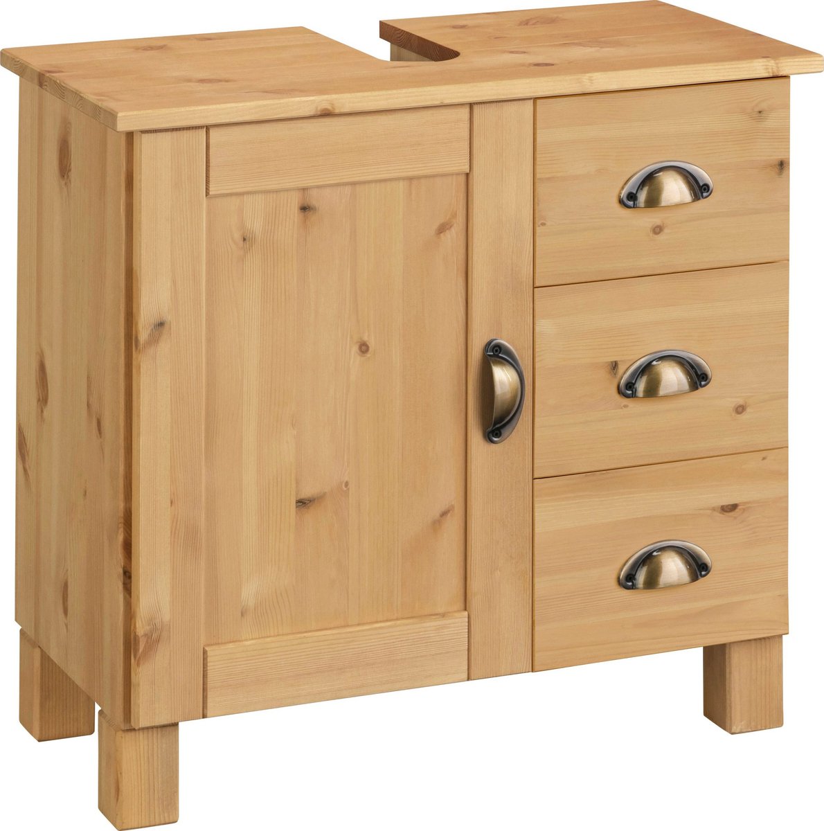 Toscana - Wastafelmeubel Pine Nature (55 x 60 x 30 cm)