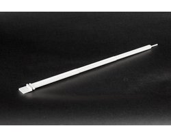 Plastic zitstok voor Vogels – Gezonde poten & comfort - Plastic zitstok 40 cm wit - Zitstokken