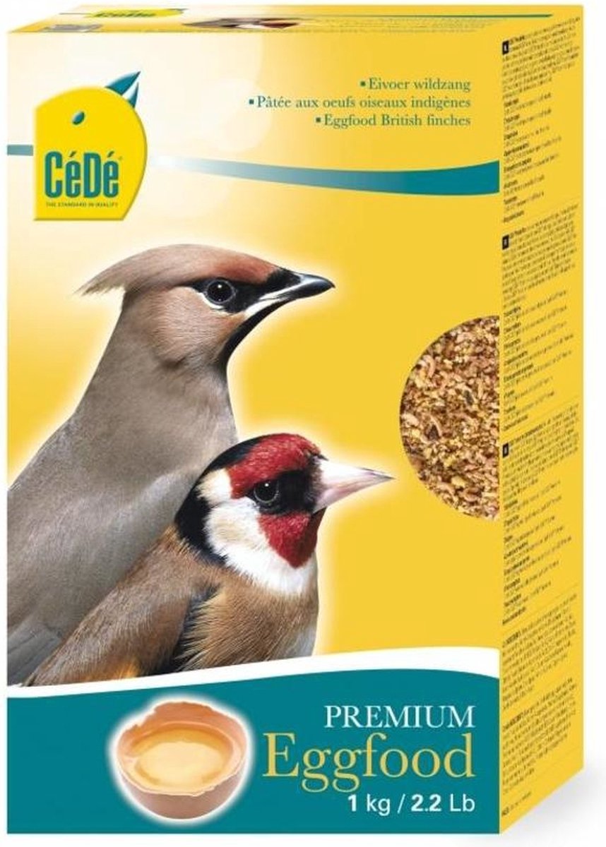 Cédé Eivoer Wildzang - Eivoer voor vogels - Vogelvoer - Groenling (carduelis chloris) - Kneu (Carduelis Cannabina)
