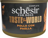 8x Schesir Taste The World Hond Kip & Paella 150 gr