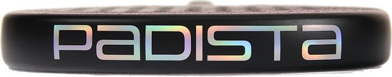 Padista Atomic Padel racket - Padel - 3K Carbon - Roze - Ruwe Oppervlakte - Druppelvorm - Black EVA Foam - Incl. padeltas
