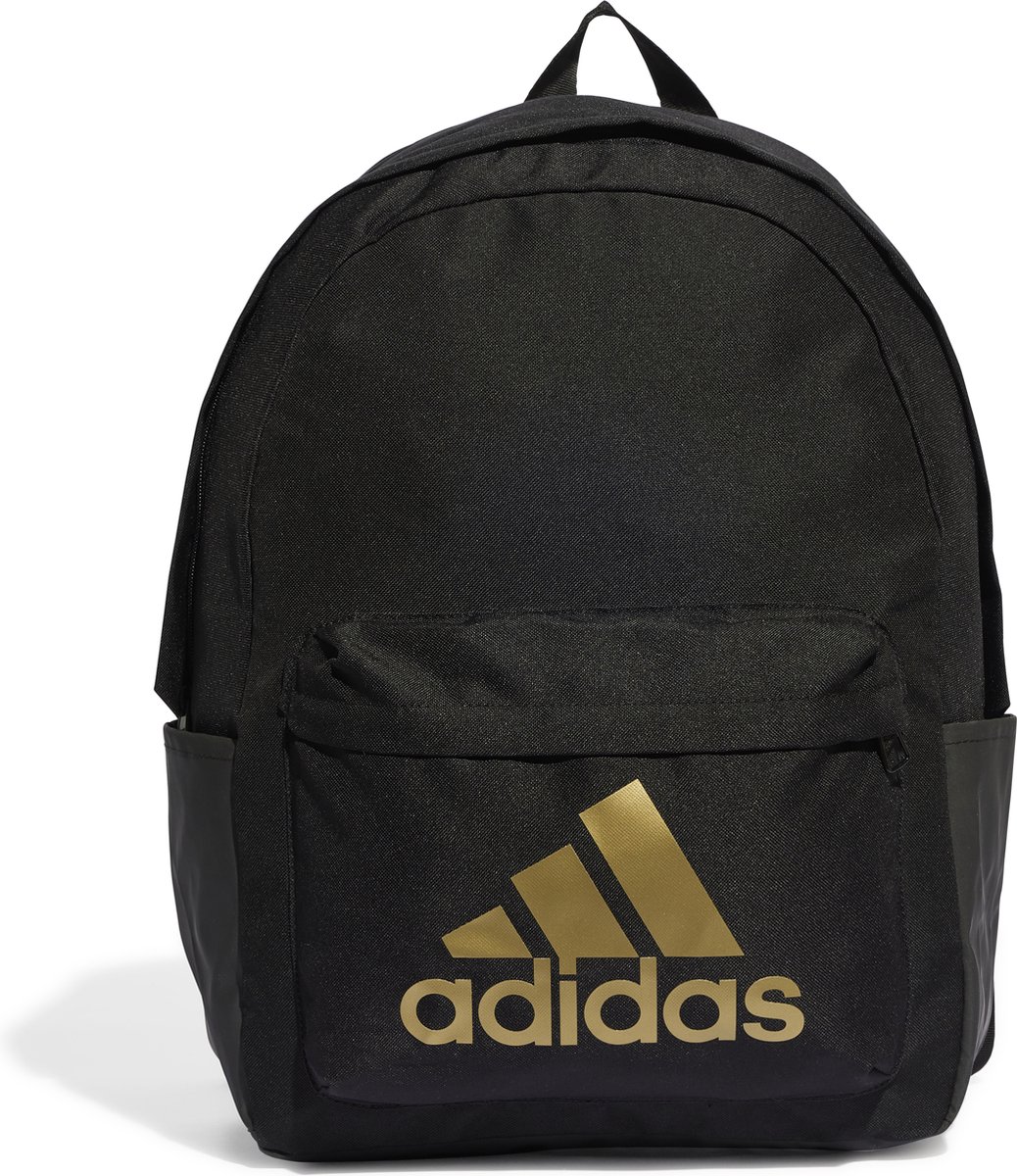 Adidas rugzak logo zwart/goud 44 cm