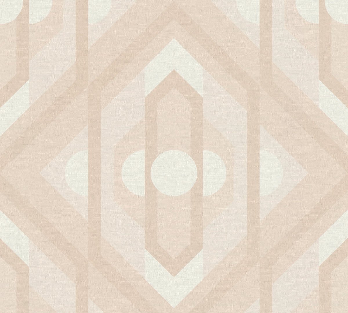 RETRO BEHANG | Grafisch - beige crème wit - A.S. Création Retro Chic